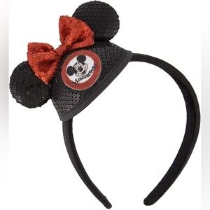 Disney Parks Exclusive 2018 Mickey Mouseketeer Club Mini Ear Hat Sequin Headband